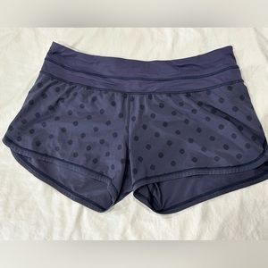 Lululemon 4 inch Navy Blue Shorts 12